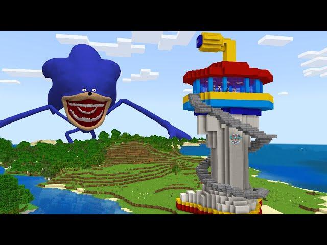 SURVIVING FROM SHIN SONIC TAPES in Minecraft Part 4 - Gameplay - Coffin Meme