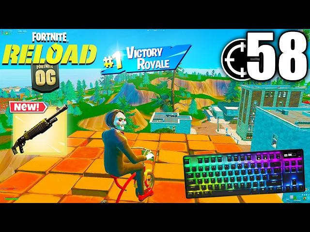 Apex Pro TKL ASMR  58 Kills Solo vs Squads  Satisfying Keyboard OG Fortnite Reload 540 FPS 4K