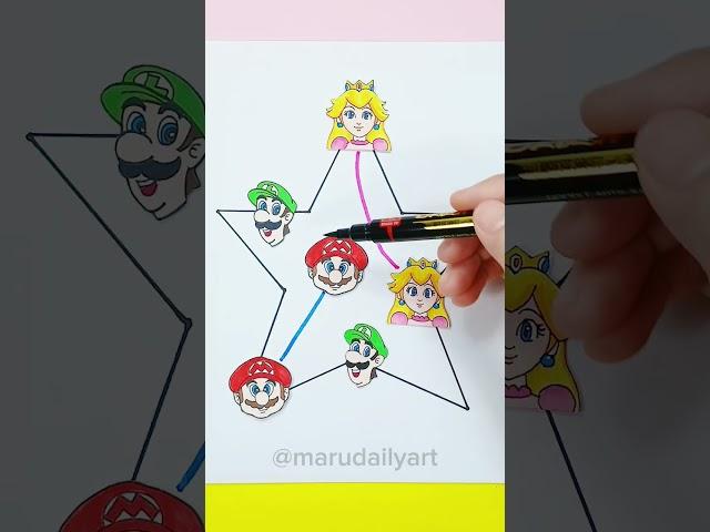 Super Mario Bros Puzzle Games #shorts  #games #funny #satisfying #challenge #supermario #mariobros