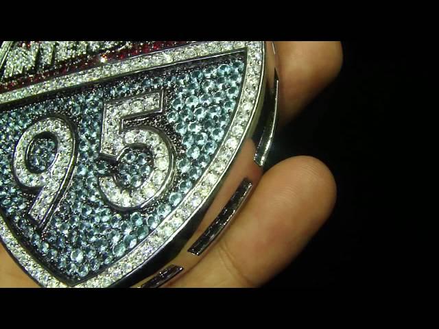 Mr Chris Da Jeweler Lab Diamond Stainless Steel I 95 Pendant "Never tarnish " (Video No : SP4585 )