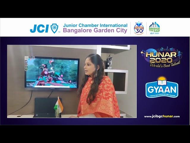 Participant No. 10046 - Bhavika P. Jain | JCI BGC HUNAR 2020 - World's Best Talent
