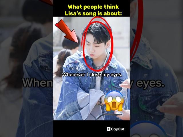 Lisa and JK  This is about Lisa   #blackpink #bts #lisa #jungkook #alterego #dream