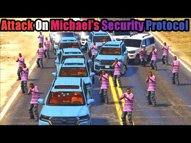 GTA 5 | Attack On Michael | Security Protocol | Security In Action | Rj Shadow Gaming