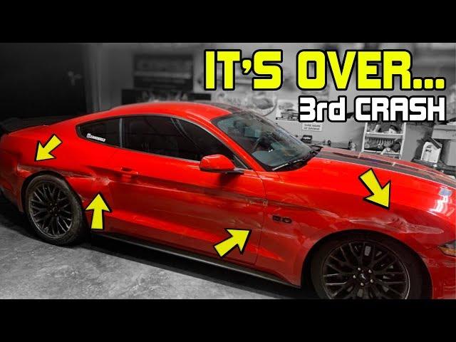 IT’s OVER - CRASHED AGAIN... IS MY 2019 MUSTANG GT TOTALED?