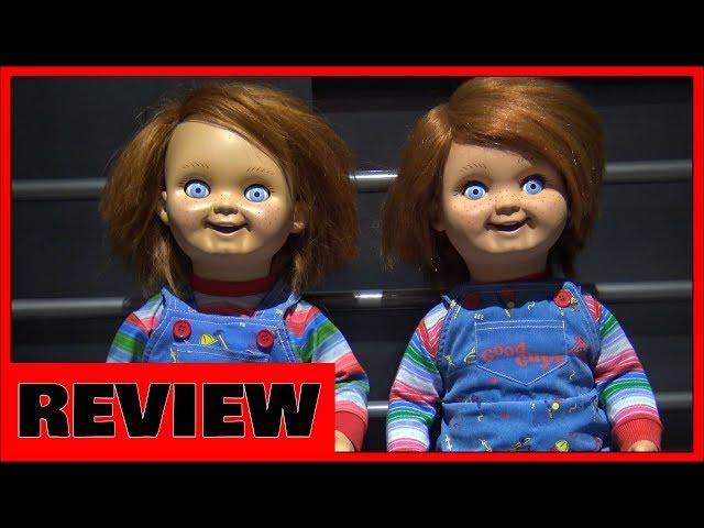TOTS Trick or Treat Studios Childs Play Chucky Good Guys Doll vs Garrett Zima Custom Chucky Doll