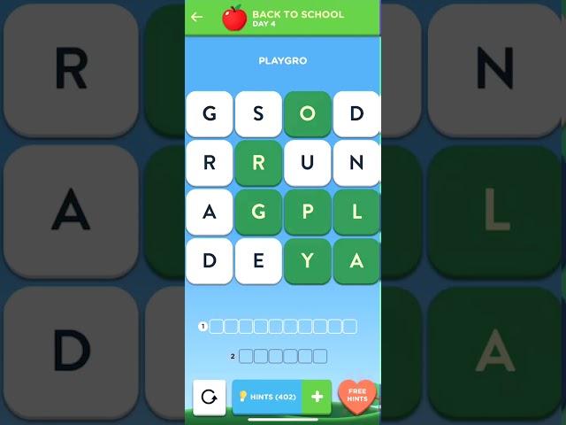 Wordbrain 2 Back To School Challenge (Day 4) | Cheats for Wordbrain 2