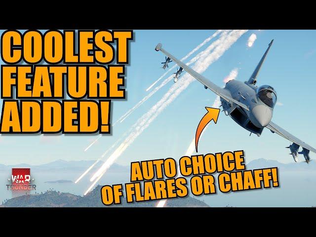 AMAZING NEW FEATURE for the EUROFIGHTER! DASS now KNOWS if it's a RADAR or IR missile! - War Thunder