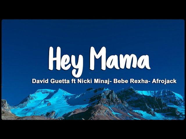 Hey Mama - David Guetta ft Nicki Minaj- Bebe Rexha- Afrojack [Vietsub + Lyrics] Spee Up