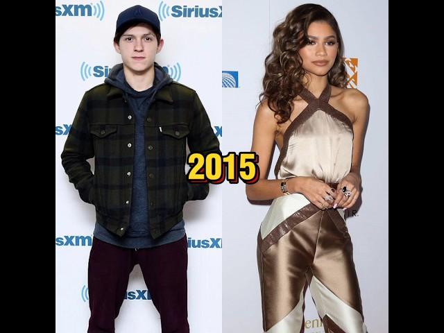 Tom Holland Vs Zendaya Through The Years  #shorts #tomholland #zendaya