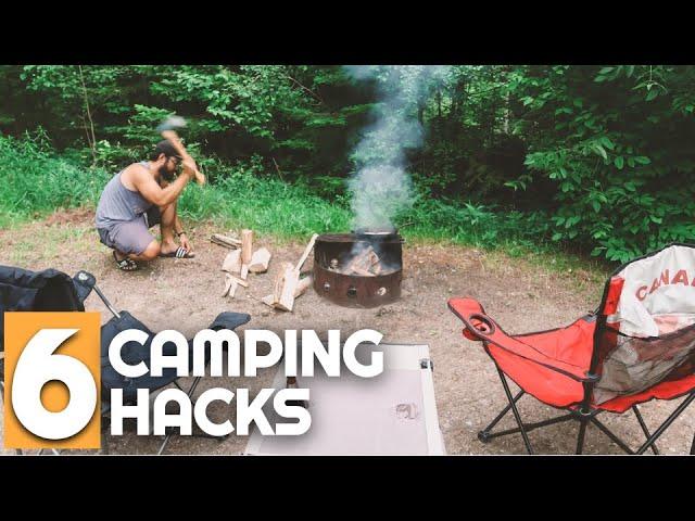 Top 6 Camping Hacks and Tips | Camping for Beginners