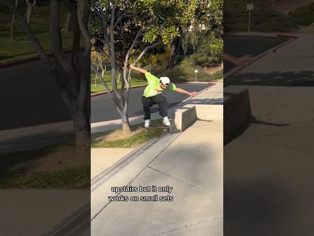 Going UP stairs on a Skateboard?! #skateboarding #skate #shorts