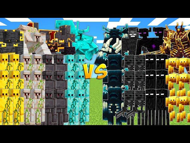 ULTIMATE 4v4 MOB BATTLE!