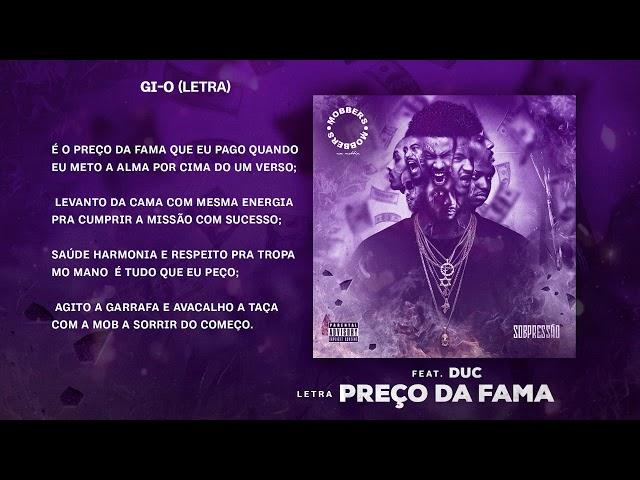 MOBBERS - Preço da fama | Música+Letra