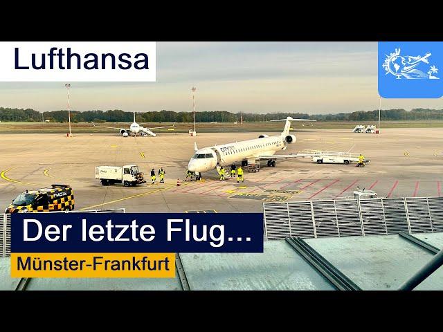 Lufthansa (Cityjet) CRJ1000| Die Strecke wird nach 52 Jahren eingestellt| JANNIK´S REISEWELT(56)