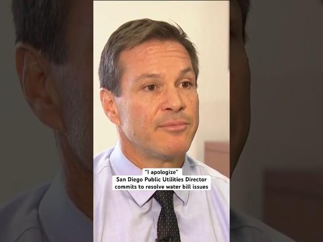 Public Utilities Director for San Diego commits to "working diligently to improve" water bill issues
