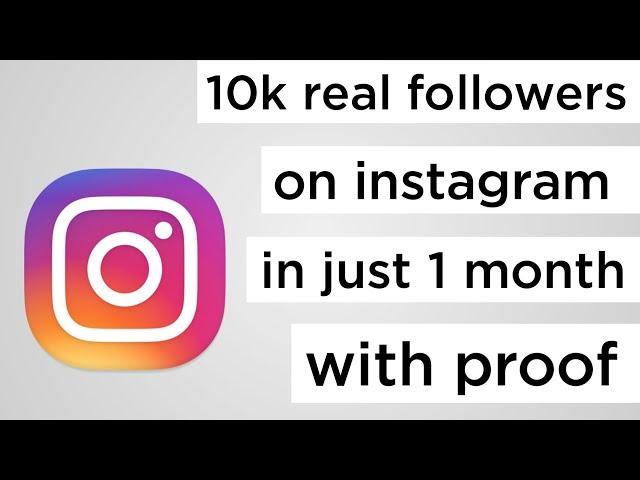 How to increase 10k instagram followers in just one month | tech hub