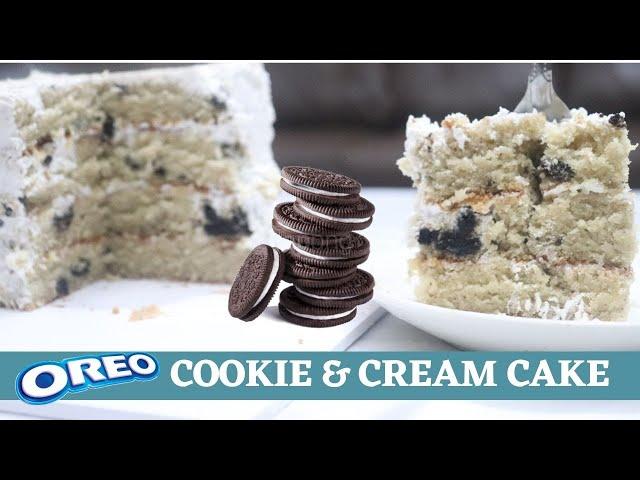 Best Oreo Cookie and Cream Cake