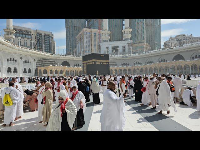 Makkah Haram Sharif | October 14, 2024 | Kaaba Live | Hijra Road | beautiful View Masjid Al Haram