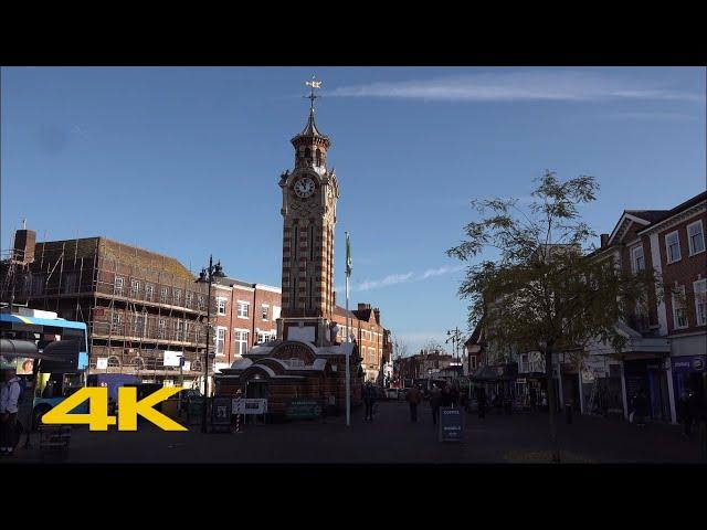 Epsom Walk: Town Centre【4K】