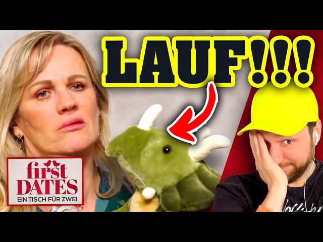 LAUF!!!  Sie soll mit STOFFTIER sprechen! First Dates