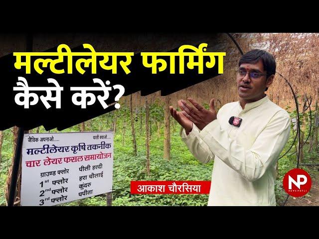 Multilayer Farming Akash Chaurasia || मल्टीलेयर फार्मिंग सीखिए || Natural Farming Model || Part 1