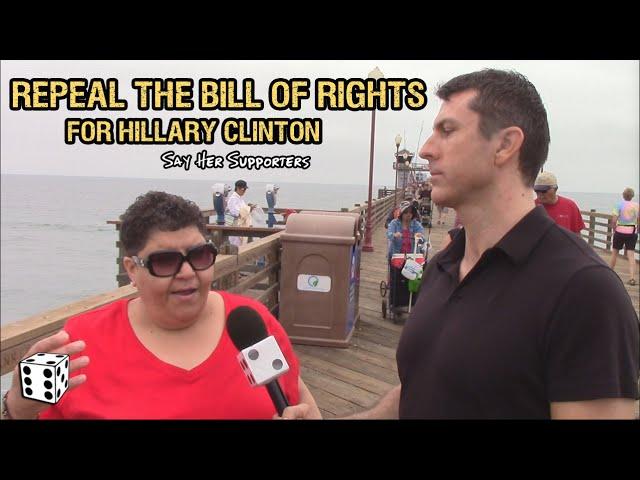 These Hillary Supporters Want Her to Repeal the Bill of Rights if She's Elected President