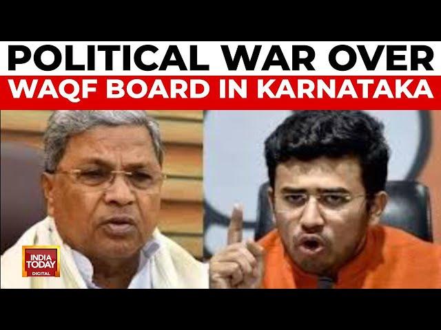 JPC On WAQF Board: BJP MP Tejasvi Surya Accuses Karnataka Government | India Today | WAQF Row