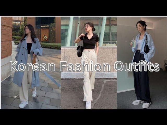 Korean Fashion Outfits || Aesthetic Korean Outfit Ideas 