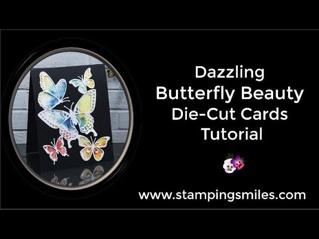 Dazzling Butterfly Beauty Die Cut Cards