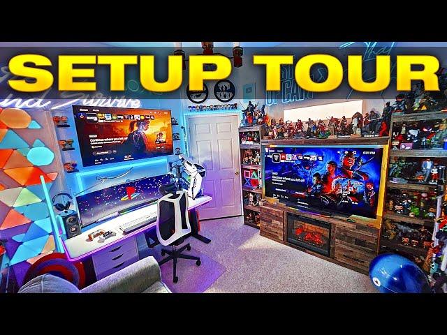 CamXPetra Dual Gaming Setup: Epic Gamer House Tour, Gaming Rooms Setups + PC Specs & Gear Showcase