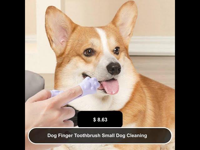 Dog Finger Toothbrush Small Dog Cleaning