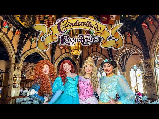 Cinderella's Royal Table: Dine with Princesses Inside Cinderella's Castle In Disney World!