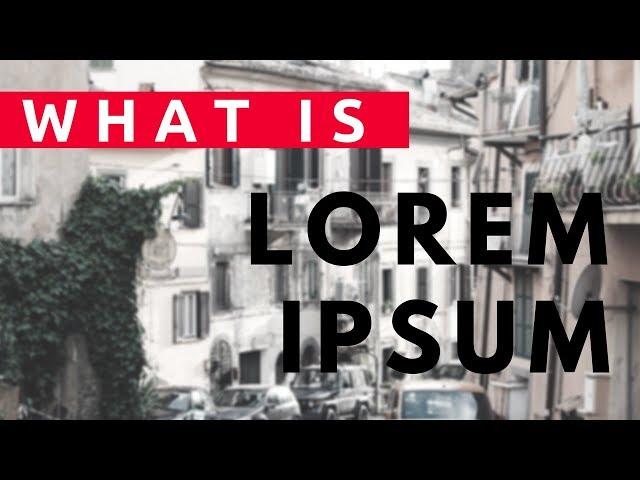 What is Lorem Ipsum Dolor