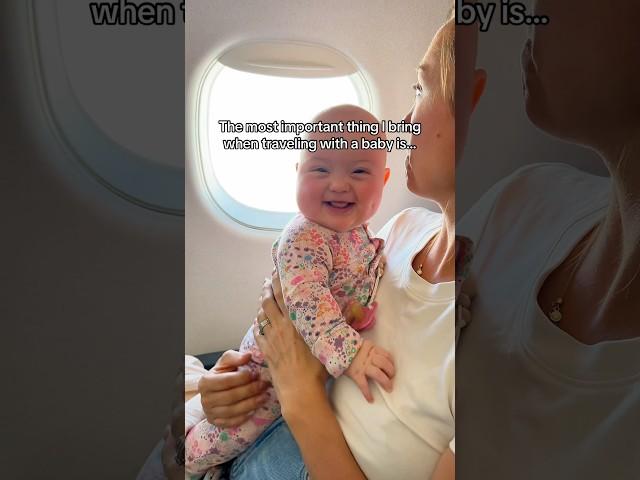 THE MOST IMPORTANT THING TO BRING WHEN TRAVELING WITH A BABY!