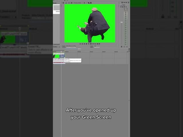 How to use a green screen in Vegas Pro