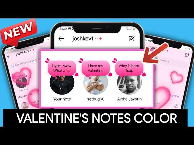 How to Change Instgaram Notes Color to Red Pink 2025 | Instagram Notes Color Change to Red Pink 2025