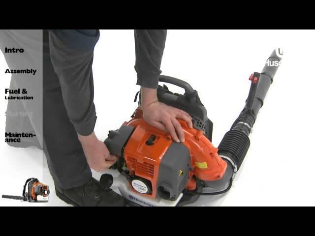 Husqvarna Backpack Blowers - Starting Instructions