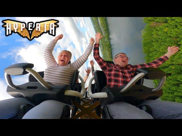 Hyperia Rider Cam POV - FIRST EVER RIDE - Thorpe Park