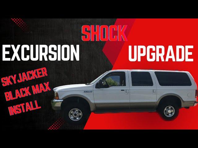 Upgrading My Ford Excursion with Skyjacker Shocks (better ride)