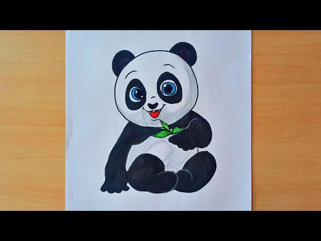 How To Draw a Cute Panda Step by Step || Cute Panda Drawing