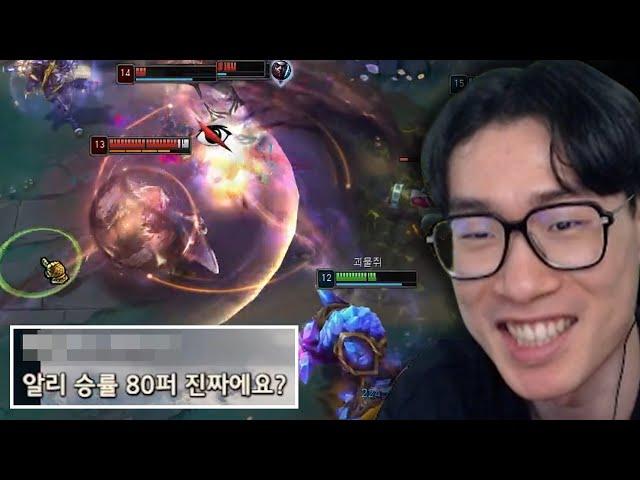 원딜보다 높음