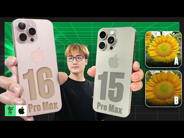 So kèo iPhone 16 Pro Max và iPhone 15 Pro Max sau 48 giờ sử dụng