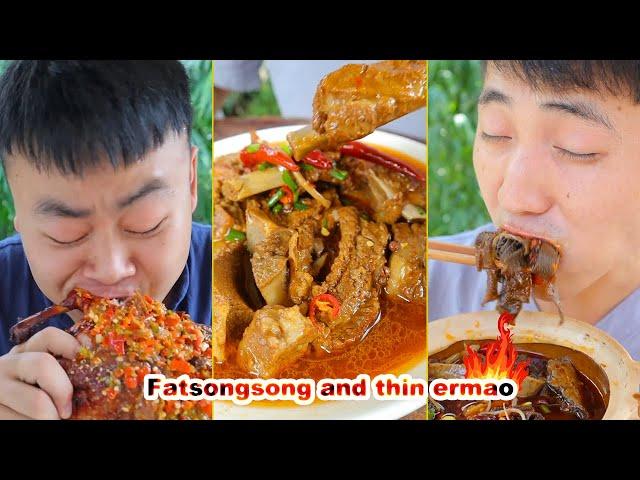 FatSongsong and ThinErmao's latest collection of spicy comedy | Chinese cuisine |  mukbang