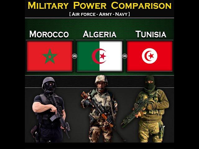 Morocco vs Algeria vs Tunisia | Military Power Comparison 2024 | Global Power