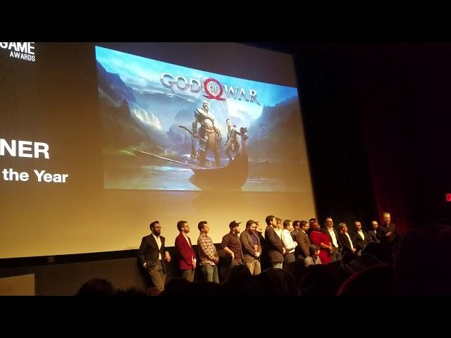 New York Game Awards 2019 - God of War Wins GOTY - Cory Barlog Speech