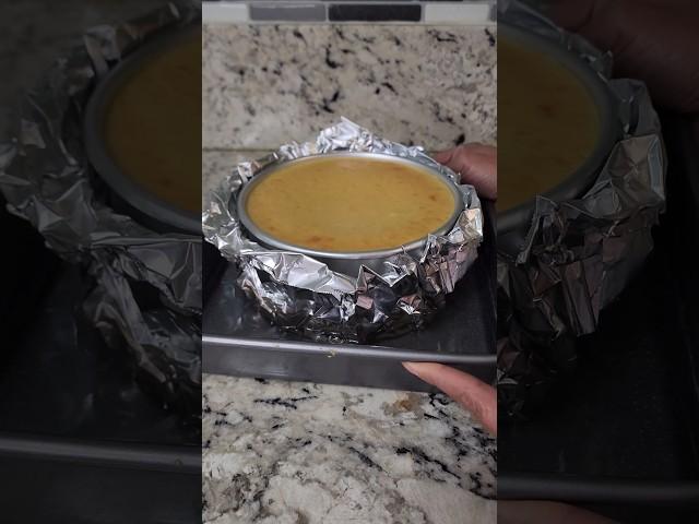 Baked Mango Cheese Cake  #recipe #cake #bake #dessert #birthday #sweet #foodie