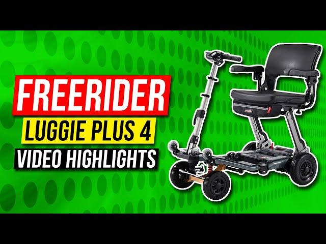 FreeRider Luggie Plus 4 Wheel Scooter [2025]