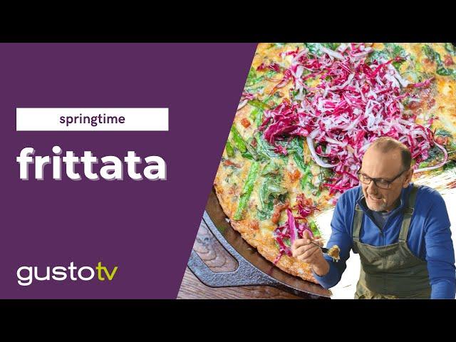 Italian Springtime Frittata with Pancetta, Asparagus, and Artichoke Hearts | Bonacini's Italy