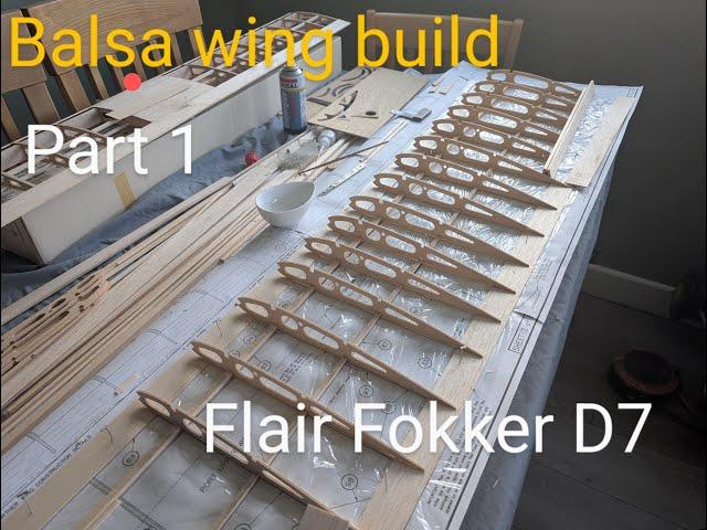 Building a balsa wing : part one