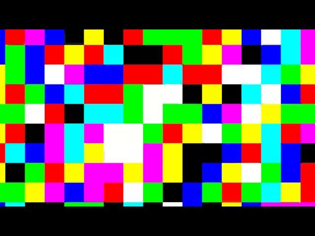 Screen Burn-in and stuck pixel fixer - 10 hour RGB moving and flashing blocks